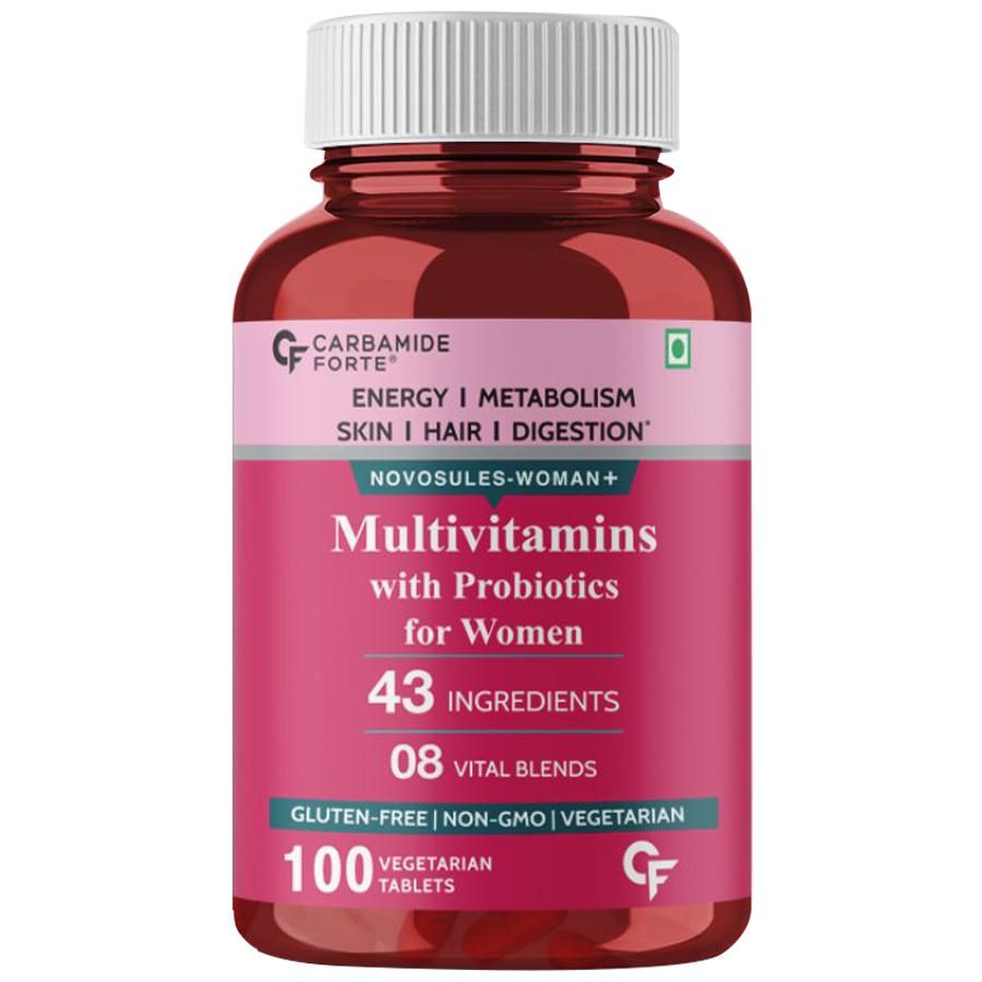 Carbamide Forte Multivitamins with Probiotics for Women Vegetarian Tablet